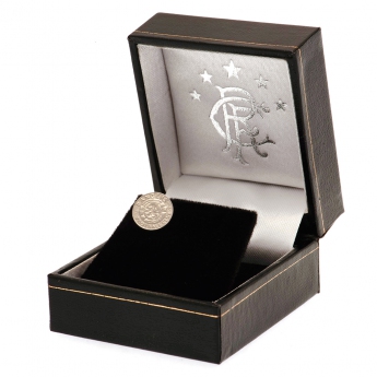 Rangers FC обеци Ready Crest Sterling Silver Stud Earring