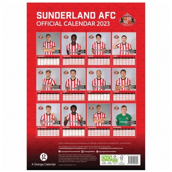 Sunderland AFC календар A3 Calendar 2023