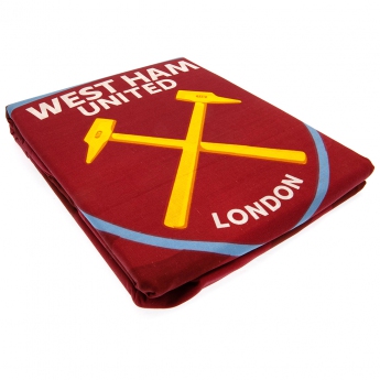 West Ham United спално бельо за единично легло Single Duvet Set PC