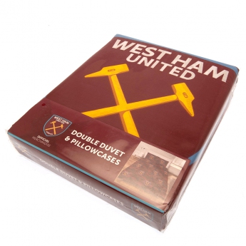 West Ham United спално бельо за спалня Double Duvet Set PC