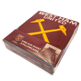 West Ham United спално бельо за спалня King Duvet Set PC