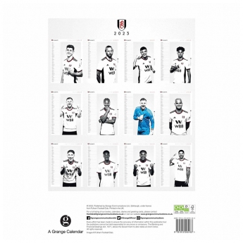 Fulham FC календар A3 Calendar 2023