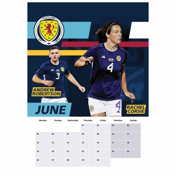 Футболни отбори календар Scotland A3 Calendar 2023