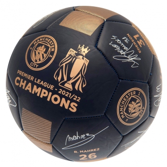 Manchester City футболна топка Premier League Champions Signature PH size 5