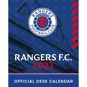 Rangers FC календар Desktop Calendar 2023