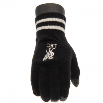 Liverpool FC детски ръкавици Touchscreen Knitted Gloves Youths BK