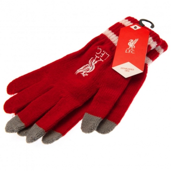 Liverpool FC детски ръкавици Touchscreen Knitted Gloves Youths RD