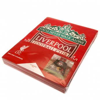 Liverpool FC спално бельо за единично легло The Kop Single Duvet Set