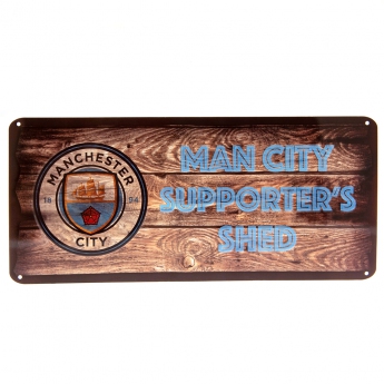 Manchester City табела за стена Shed Sign
