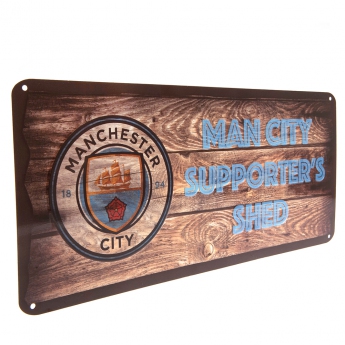 Manchester City табела за стена Shed Sign