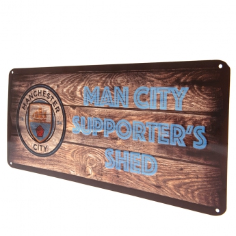 Manchester City табела за стена Shed Sign