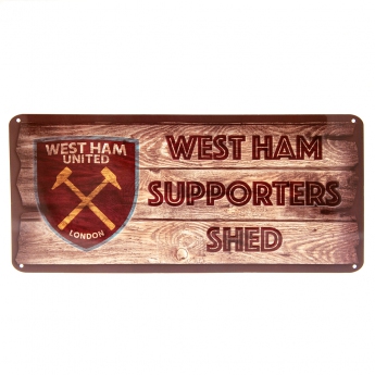 West Ham United табела за стена Shed Sign