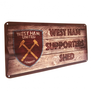 West Ham United табела за стена Shed Sign