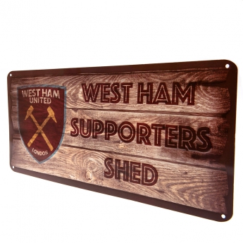 West Ham United табела за стена Shed Sign