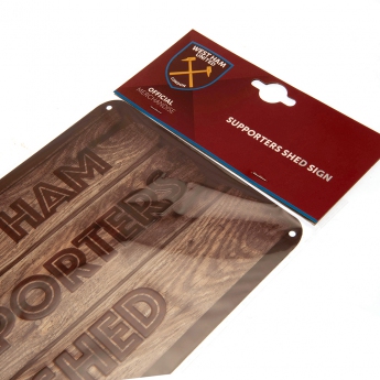 West Ham United табела за стена Shed Sign