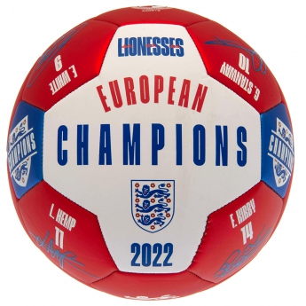 Футболни отбори футболна топка Lionesses European Champions Signature Football size 5