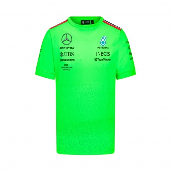 Mercedes AMG Petronas мъжка тениска Set Up green F1 Team 2023