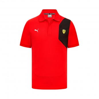 Ferrari мъжка поло тениска Logo red F1 Team 2023