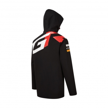Toyota Gazoo Racing мъжко яке с качулка Rain Black WRC 2023