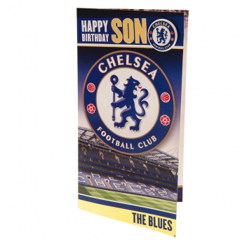 Chelsea FC пожелание Birthday Card Son