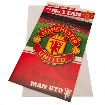 Manchester United пожелание Birthday Card No 1 Fan