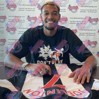 Легенди фланелка с рамка 2021-2022 Joelinton Signed Shirt (Framed)