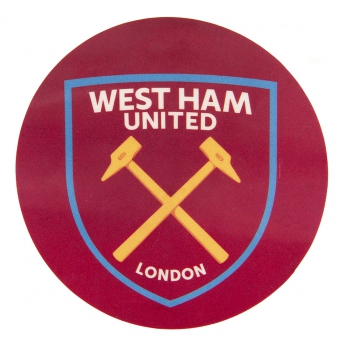 West Ham United стикер Single Car Sticker CR