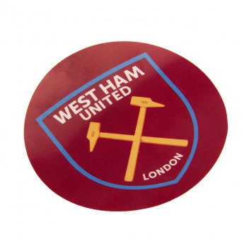 West Ham United стикер Single Car Sticker CR