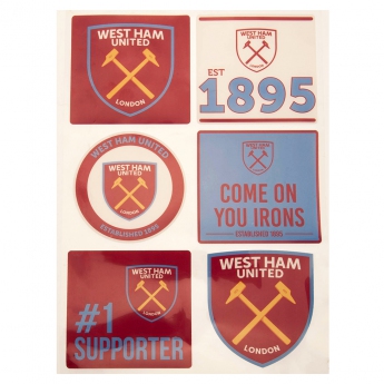 West Ham United стикери Car Decal Set
