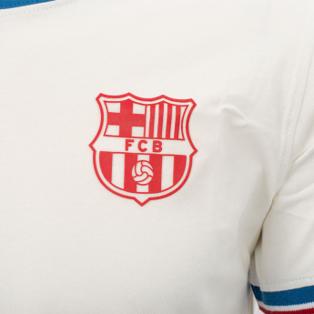 FC Barcelona мъжка тениска Cotton Offwhite