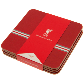 Liverpool FC подложка за чаша 4pk Retro Coasters