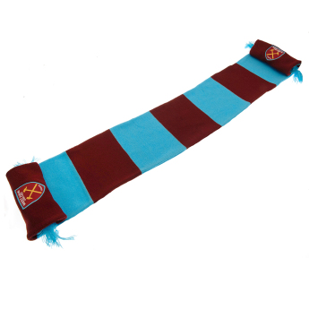West Ham United зимен шал Bar burgundy - blue