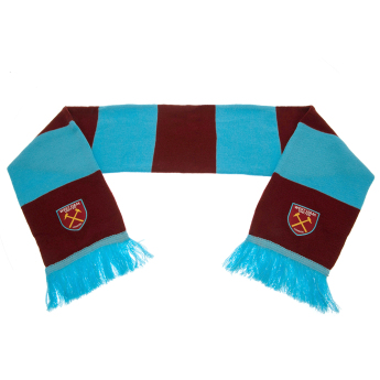West Ham United зимен шал Bar burgundy - blue