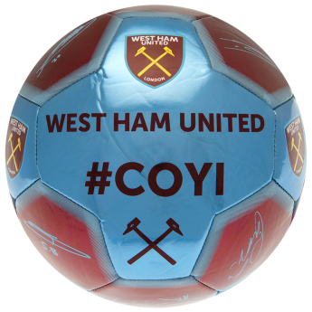 West Ham United футболна топка Sig 26 Football - Size 5