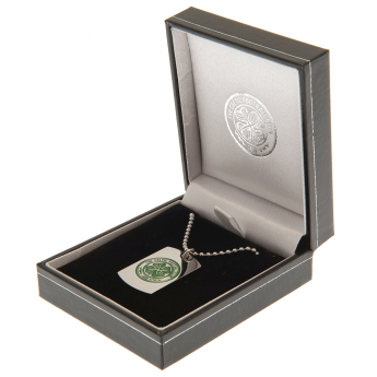 Celtic FC колие с висулка куче Enamel Crest Dog Tag & Chain