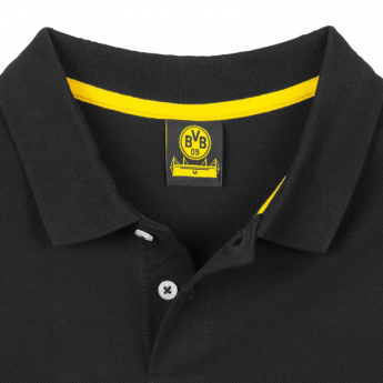 Borussia Dortmund мъжка поло тениска Essential black