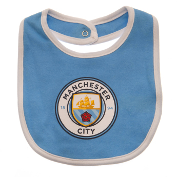 Manchester City детски лигавник 2 Pack Bibs ES