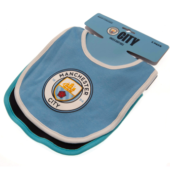 Manchester City детски лигавник 2 Pack Bibs ES
