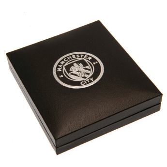 Manchester City висулка за врата Stainless Steel Heart Necklace