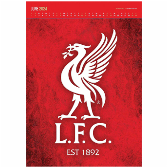 Liverpool FC календар Deluxe 2024