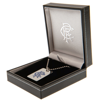 Rangers FC кучешка табелка на врата Enamel Crest Dog Tag & Chain