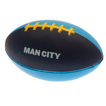 Manchester City мини топка за американски футбол navy blue and sky blue
