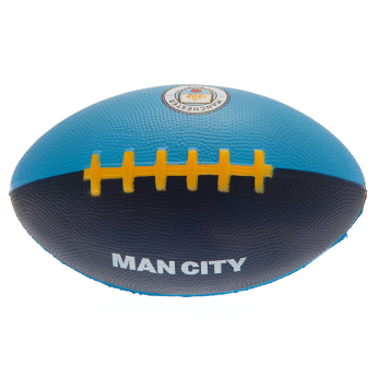 Manchester City мини топка за американски футбол navy blue and sky blue