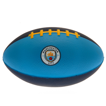 Manchester City мини топка за американски футбол navy blue and sky blue