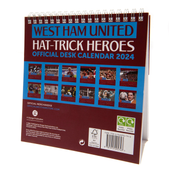 West Ham United настолен календар 2024
