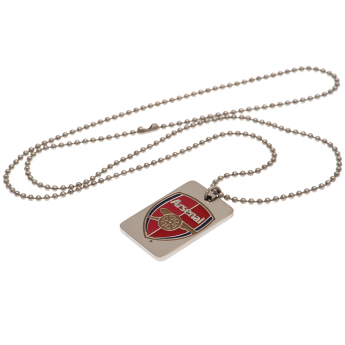 Arsenal FC колие с висулка куче Enamel Crest Dog Tag & Chain
