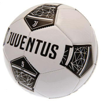Juventus FC футболна топка crest on a black and white - size 5