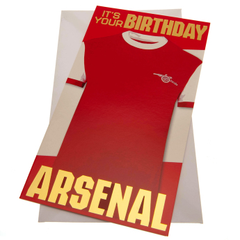 Arsenal FC картичка за рожден ден Retro - Hope you have a great day!
