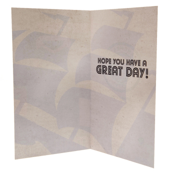 Manchester City картичка за рожден ден Retro - Hope you have a great day!