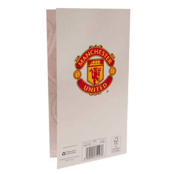 Manchester United картичка за рожден ден Retro - Hope you have a great day!